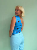 Sally top polka dots