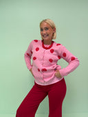 Berda cardigan - Jordbær