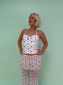 Effie top med polka dots