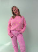 Cirkeline sweater med polka dots
