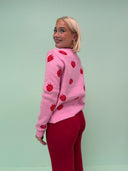 Berda cardigan - Jordbær