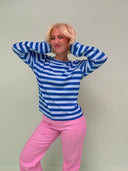 Rose langærmet bluse - French blue