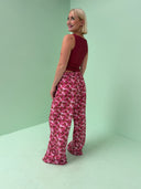Rosepants wide - blomster