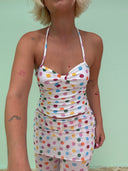 Effie top med polka dots