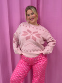 Agnes sweater i lyserød