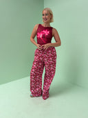 Rosepants wide - blomster