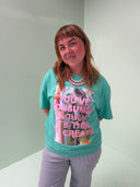 Lui t-shirt med print - Consumed enough