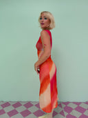 Solina mesh kjole