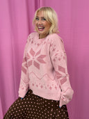 Agnes sweater i lyserød