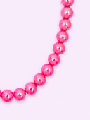 Lille justerbar perlekæde - Pink