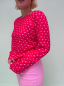 Rose langærmet bluse - Candy blush