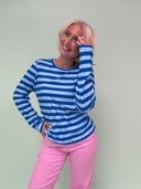 Rose langærmet bluse - French blue