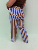 Rosebum Jeans WIDE - Chocopie stripe