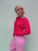 Rose langærmet bluse - Candy blush