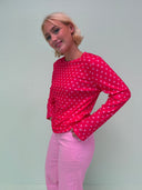 Rose langærmet bluse - Candy blush