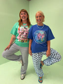 Lui t-shirt med print - discoball