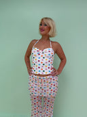 Effie top med polka dots