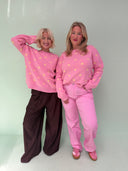 Cirkeline sweater med polka dots