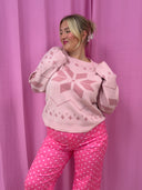 Agnes sweater i lyserød