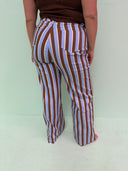 Rosebum Jeans WIDE - Chocopie stripe