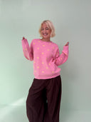 Cirkeline sweater med polka dots