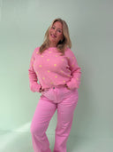 Cirkeline sweater med polka dots