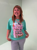 Lui t-shirt med print - Consumed enough