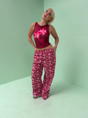 Rosepants wide - blomster