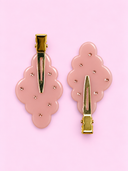 Jully hair clip (2 stk) - Lyserød