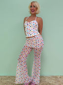 Nille mesh pants - Polka dot