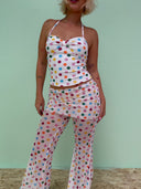 Nille mesh pants - Polka dot