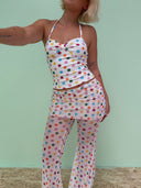 Nille mesh pants - Polka dot