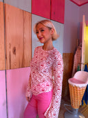 Bell Mesh bluse med kirsebær