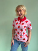 Marie polo med jordbær