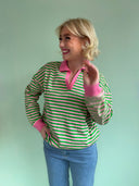 Paula polo - grøn/pink