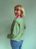 Paula polo - grøn/pink