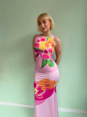 Nalina maxi kjole med blomster