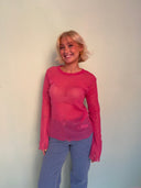 Bell Mesh med glitter - pink