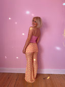 Nille mesh pants - gul/pink