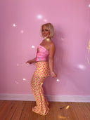Nille mesh pants - gul/pink