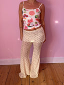 Nille mesh pants - Creme
