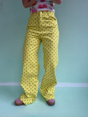 Rosebum Jeans WIDE - Gul/brun