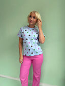 Lui t-shirt MINI - Blå med prikker