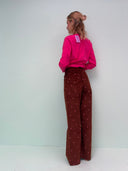 Rosebum Jeans WIDE - brun/hjerte