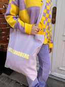 Logo totebag med crossover - Lilla