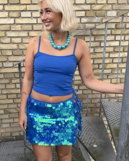 Eva skirt blå