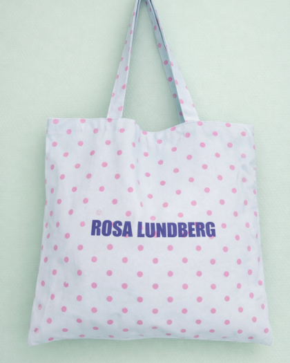 RL prikket totebag blå