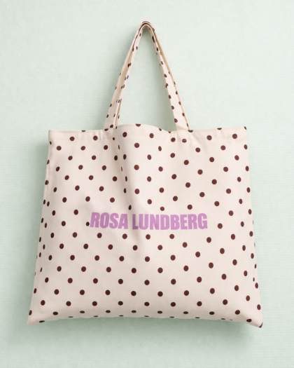 RL prikket totebag Gul